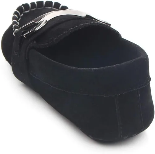 Vista 5 de Zapatos Oxford de piel sintética para niños y niñas, adecuados para gatear, vestido de boda, fiestas de cumpleaños y cualquier ocasión