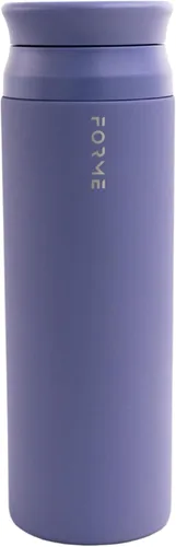 Vista 7 de FORME - Botella mezcladora agitadora, acero inoxidable con doble aislamiento a prueba de fugas, botella agitadora silenciosa para bebidas calientes