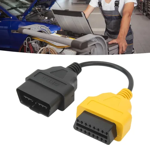 Vista 3 de Cable de diagnóstico OBD2, ABS OBD2 escáner Cable Conector de herramienta de escaneo Adaptador de herramienta de escaneo de acceso al sistema CAN