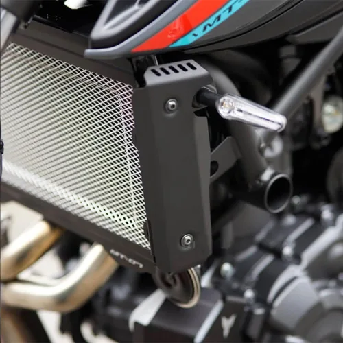 Vista 3 de Accesorios de motocicleta Cubiertas laterales de radiador Protector de rejilla de radiador para MT 07 MT07 FZ 07 FZ07 2018 2019 2020 2021
