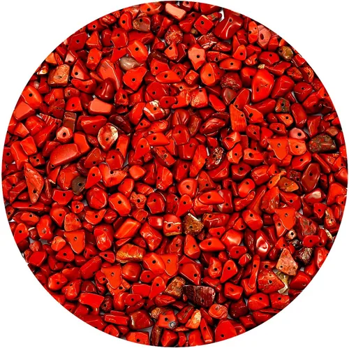 Vista 15 de Cuentas para hacer joyas, 900 cuentas sueltas de piedras preciosas de cristal natural, cuentas a granel de roca irregular con caja de plástico