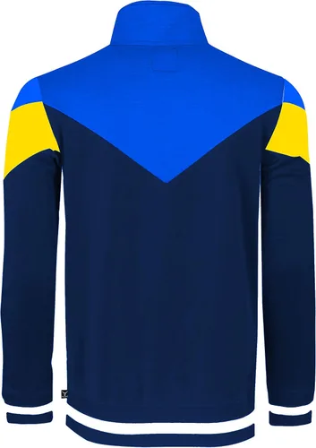 Vista 3 de Screenshot - chaqueta deportiva para hombre, estilo hip hop, de alta calidad, estilo ajustado, con cintas en los laterales