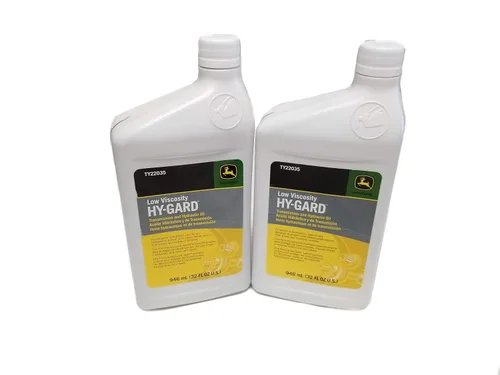 Vista 9 de John Deere Aceite para equipo original, Hy-Gard 32 oz. Aceite de transmisión e hidráulico n.° TY22035