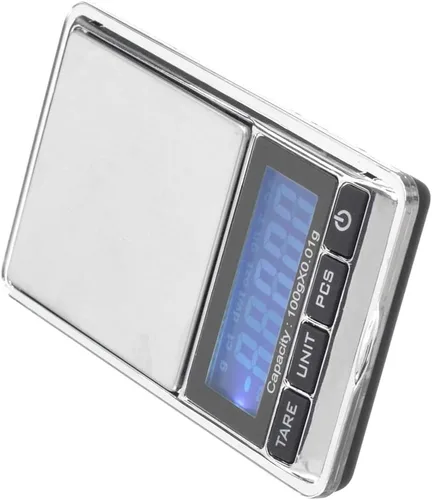 Vista 2 de Escala digital 17.64 oz/0.00 oz portátil de bolsillo mini LCD Balanza de peso - axGear
