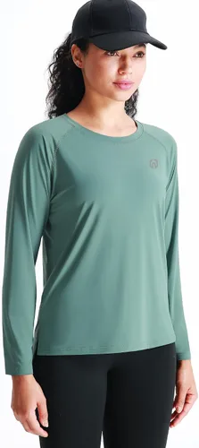 Vista 4 de NELEUS Camisetas de entrenamiento atlético de manga larga para mujer