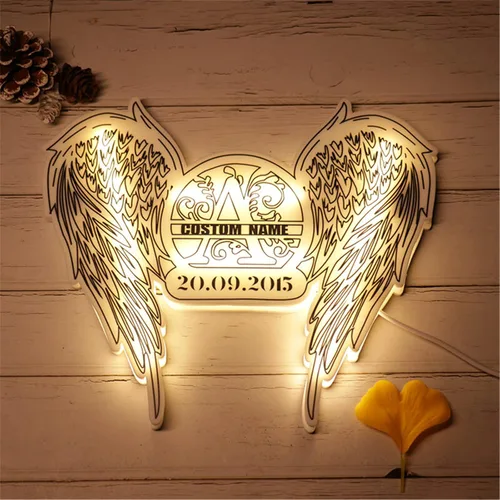 Vista 5 de Luz nocturna acrílica personalizada con foto de mascota, lámpara acrílica personalizada con nombre de perro, lámpara de hueso de foto de perro