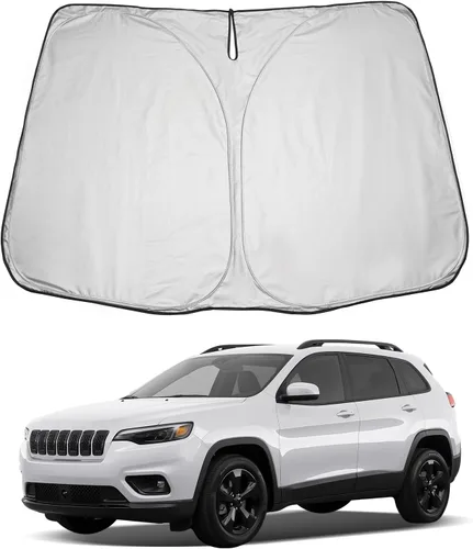Vista 26 de LUWU Parasol para parabrisas para Dodge RAM 1500 y 2500 2009-2018 - Parasol para ventana delantera con bloqueo de rayos UV