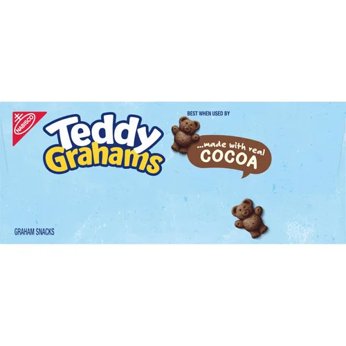 Vista 18 de Teddy Grahams Snacks Graham de chocolate, 6 cajas de 10 onzas