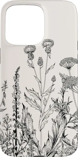 Vista 28 de iPhone 16 Cute Wildflowers Pattern Design Floral Case