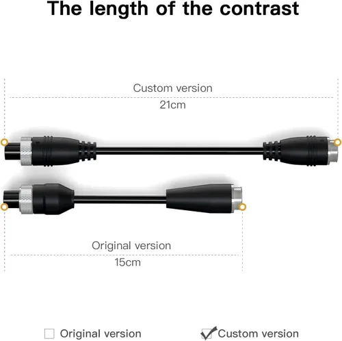 Vista 3 de stio Cable de extensión de alimentación compatible con Ninebot de Segway Go Kart Kit Gokart PRO Ninebot S MAX/S/miniPRO Scooter alargar cable