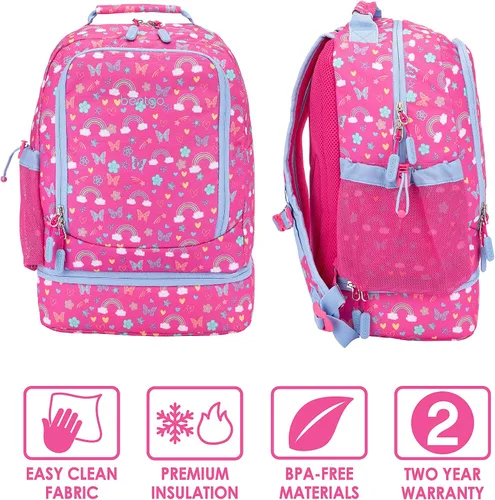 Vista 4 de Bentgo Kids Prints 2 en 1 Mochila y lonchera aislada