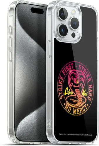 Vista 94 de Head Case Designs Funda de gel suave con licencia oficial de Cobra Kai Eagle Fang Logo Key Art compatible con Apple iPhone 7 Plus/iPhone 8 Plus