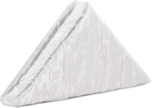 Vista 5 de Your Chair Covers - Paquete de 10 servilletas de tela de tafetán arrugadas de 20 pulgadas, color negro, de gran tamaño, dobladas y con dobladillo