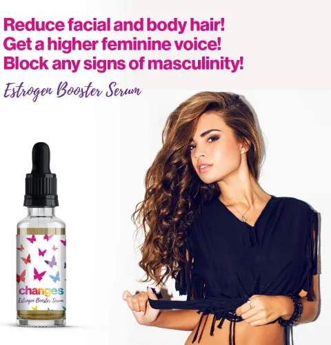 Vista 2 de CHANGES Estrógeno Booster SERUM - MTF Sexo Cambio Trans LGBT FEMINIZER Señora