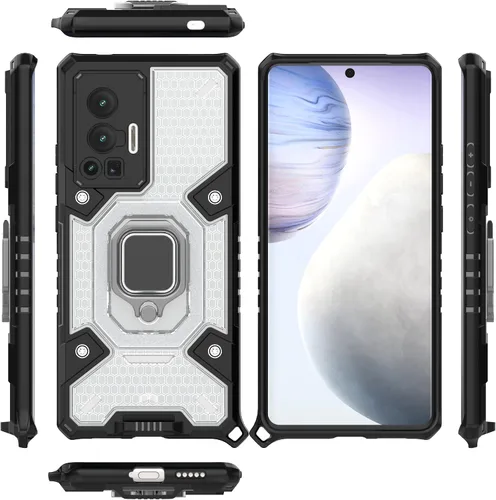 Vista 43 de Funda para 1+ Nord 2 5G, funda para OnePlus Nord 2 5G con funda de soporte, color azul