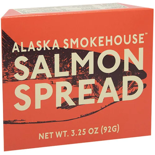 Vista 5 de Alaska Smokehouse Cajas de 3.5 onzas con diseño de porción para untar (paquete de 6)