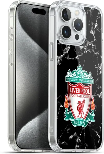 Vista 76 de Oficial LIVERPOOL Football Club 2017/18 Mármol Soft Gel Case para iPhone de Apple 7 Plus/8 PLUS Escudo negro.
