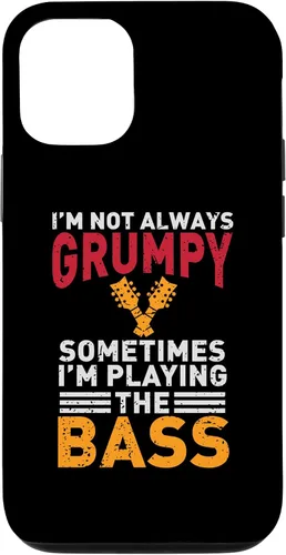 Vista 4 de Funda para iPhone 15 Pro Max Bass Guitar Player Funny Retro Music Electric Guitar Bassist