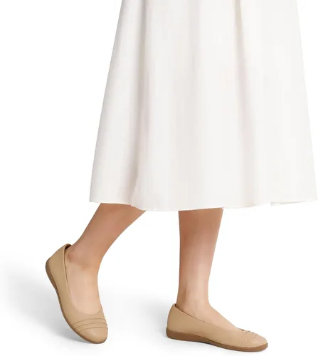 Vista 9 de DREAM PAIRS Zapatos planos de ballet cómodos para mujer, zapatos de vestir para oficina de negocios, zapatos planos de trabajo elegantes con punta