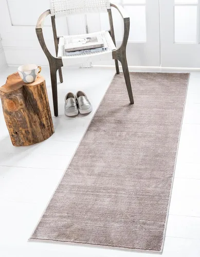 Vista 41 de Unique Loom Uptown Collection - Alfombra Madison Avenue (8 x 10 pies, rectangular, marrón y marfil)