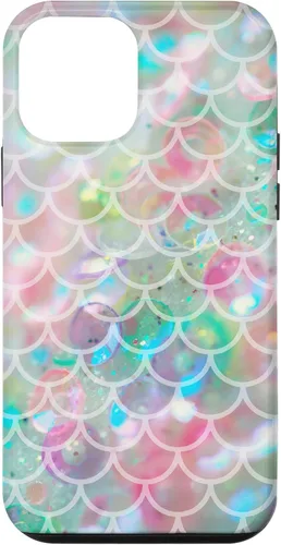 Vista 16 de Funda para iPhone 16 Mermaidcore Aesthetic Scales Ombre Pastel Sirencore