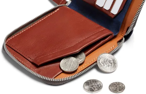 Vista 4 de Bellroy Cartera con cremallera cartera de cuero bloqueo RFID bolsa de monedas