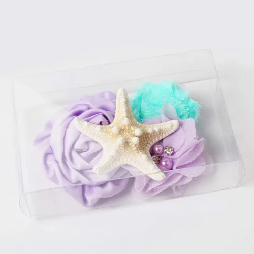 Vista 4 de YanJie Diadema con purpurina y lazos para el cabello para niñas pequeñas, regalo de fiesta de cumpleaños, lavanda aguamarina (M, dorado)