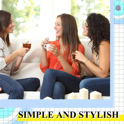 Vista 6 de Hicarer Pulseras de promesa, pulseras de amistad para el regreso a clases, juego de dijes a distancia para amigos, mujeres y niñas, regalo del día