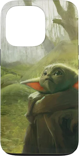 Vista 10 de iPhone 16 Star Wars The Mandalorian The Child Grogu in the Forest Art Case