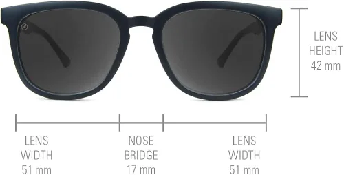 Vista 5 de Knockaround Paso Robles Polarized Sunglasses for Women Men - Impact Resistant Lenses Full UV400 Protection
