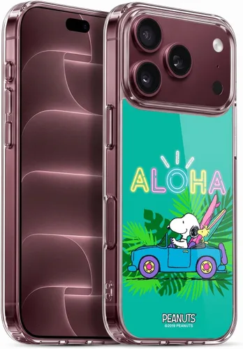 Vista 98 de Head Case Designs Snoopy Aloha Disco - Funda de gel con licencia oficial de Peanuts Surf [protección de grado militar] compatible con Apple iPhone