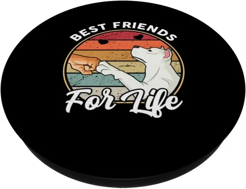 Vista 2 de Mejores amigos de por vida Dogo Argentino PopSockets intercambiables PopGrip