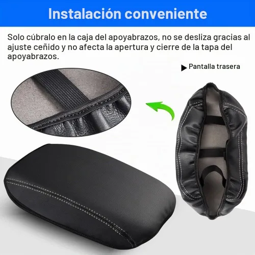 Vista 7 de Autorder Funda para reposabrazos de consola central para Jeep Grand Cherokee L 2021-2025 2026, accesorios para reposabrazos, funda antiarañazos