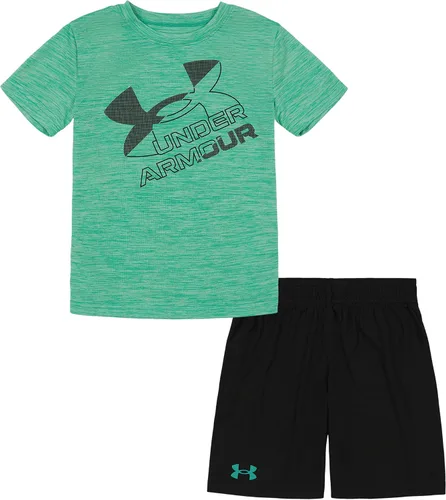 Vista 9 de Under Armour baby-girls Ua Terrazzo Leopard Heart SetShort Set