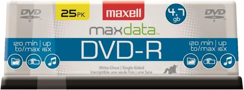 Vista 30 de Maxell 638004 4.7Gb Dvd-R 10Mm Caja de joyas