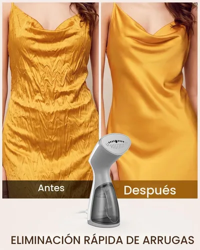 Vista 5 de BEAUTURAL Vaporizador de viaje para ropa, voltaje dual para uso mundial