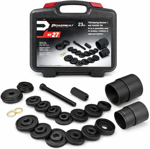 Vista 14 de Powerbuilt Master Hub Puller - Juego de herramientas extractoras de cubos, remover e instalar cubos y ejes de rueda de automóvil, Ford y Mercury
