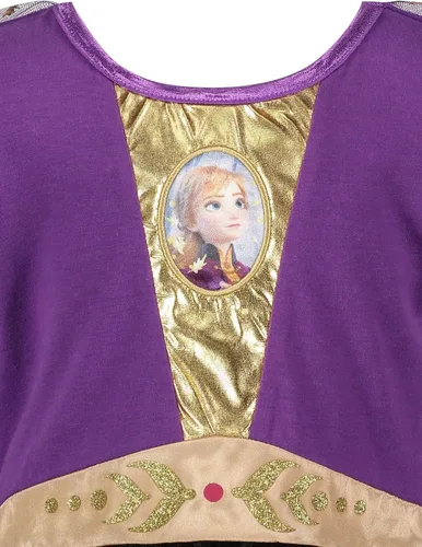 Vista 7 de Disney Frozen, Reina Elsa, Princesa Anna, vestido de manga corta