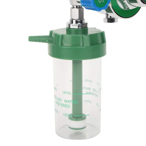 Vista 8 de WX-02 Inhalador de oxígeno, regulador de presión Medidor de oxígeno G5/8-14 Rosca masculina, para instituciones de investigación científica, equipos