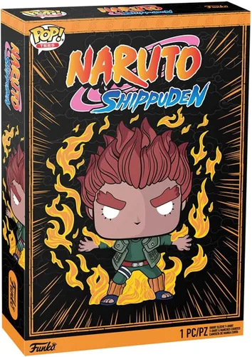 Vista 3 de Funko Camiseta en caja Naruto - 8 Gates Guy - Grande - (L) - Camiseta - Ropa - Idea de regalo - Camiseta de manga corta para adultos, unisex