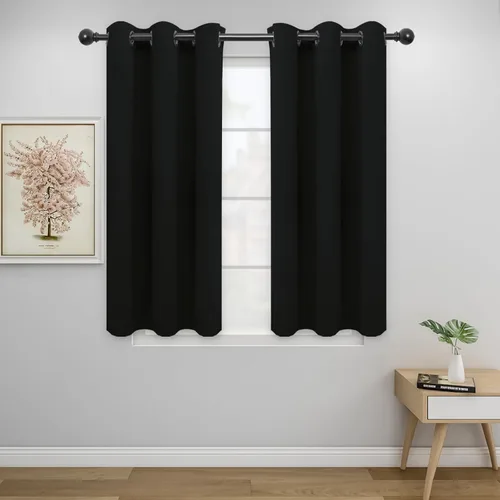 Vista 116 de Easy-Going - Cortinas opacas para dormitorio, aislamiento térmico sólido con ojales, cortinas de ventana para reducción de ruido, cortinas