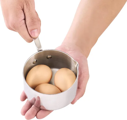 Vista 12 de Cooks Standard Calentador de mantequilla multicapa de 0.15 cuartos de galón, pequeña sartén de acero inoxidable, mini olla para derretir leche