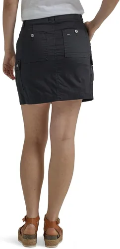 Vista 3 de Lee Ultra Lux Comfort con falda pantalón cargo flexible para mujer