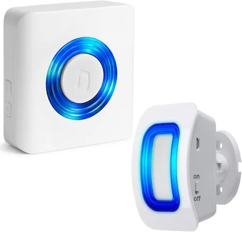 Vista 12 de Alarmas de cama y prevención de caídas para pacientes ancianos con demencia, dispositivo de alerta para el hogar (2 busca+1 sensor)