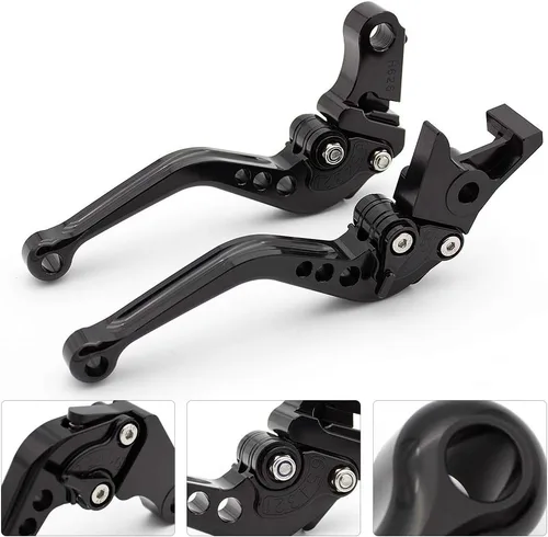 Vista 5 de Palancas de freno de embrague CNC ATV compatibles con YFM700 Raptor 700R 2008-2023, YFZ450 YFZ450R YFZ450X 2008-2020, YFM250 Raptor 2008-2013