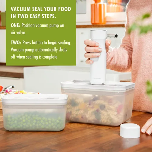 Vista 9 de ZWILLING Recipiente hermético grande de almacenamiento de alimentos Fresh & Save, contenedor de preparación de comidas, sin BPA