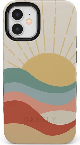 Vista 47 de Funda Casely para iPhone 12 Mini Todo lo que necesitas es amor Beatles Compatible con MagSafe Diseño protector audaz