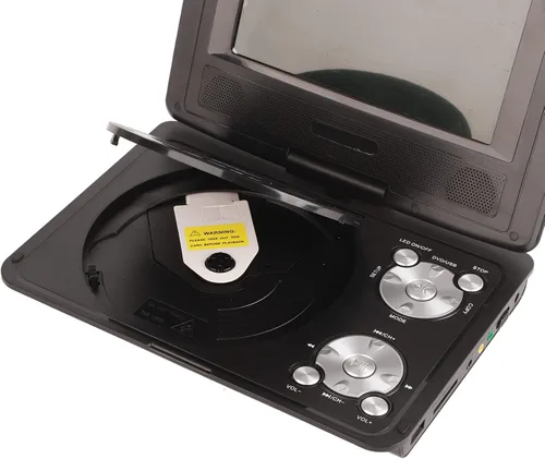 Vista 8 de Reproductor de DVD portátil de 6.8 pulgadas, reproductor de TV para automóvil, reproductor de DVD portátil HD para niños, multifuncional, cómodo