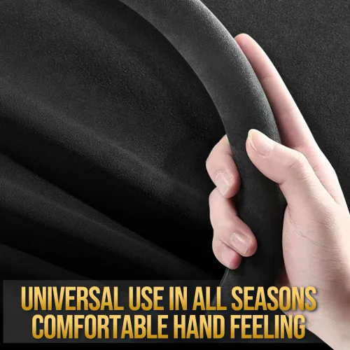 Vista 6 de Carodi Funda de gamuza para volante de automóvil, adecuada para funda de volante Tesla Model 3/Model Y