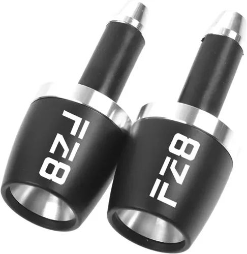 Vista 3 de Universal Handlebar Grips Bar Ends Cap Counterweight Plugs Slide for Ya&maha FZ8 FZ 8 FZ8R FZ8S 2010-2023 2022 2021 2020 Handlebars Plugs